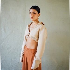 ZARA CROPPED TOP - SMALL